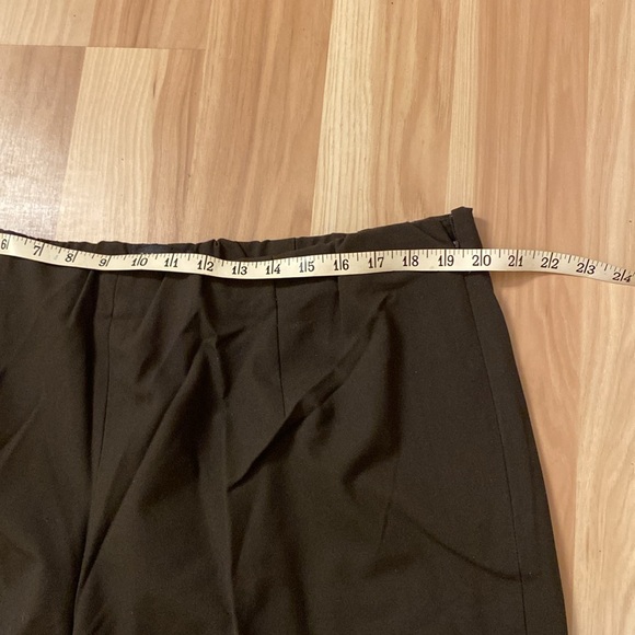 TALBOTS, Women’s Brown Lindsey Pants, Size: 18 W, Elastic waist, Side zipper. - Picture 14 of 14